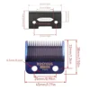 Wedge Fade Blades Replacement Cutter Head Hair Clipper DLC Ultra Thin Blade Trimmer for Madeshow Kulilang M5(F) M10 R66 R77F 3