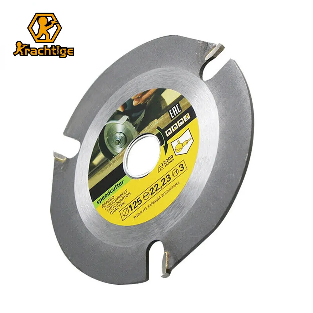 

Krachtige 125mm 3T Multitool Circular Saw Blade Grinder Saw Disc Carbide Tipped Wood Cutting Disc Carving Disc Tool