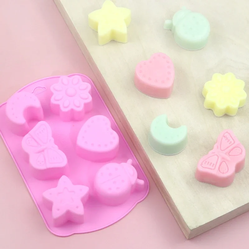 New Soap Mould Fondant Cake Mold Food Grade Silicone Decoration Tool Multifunction DIY Handmade