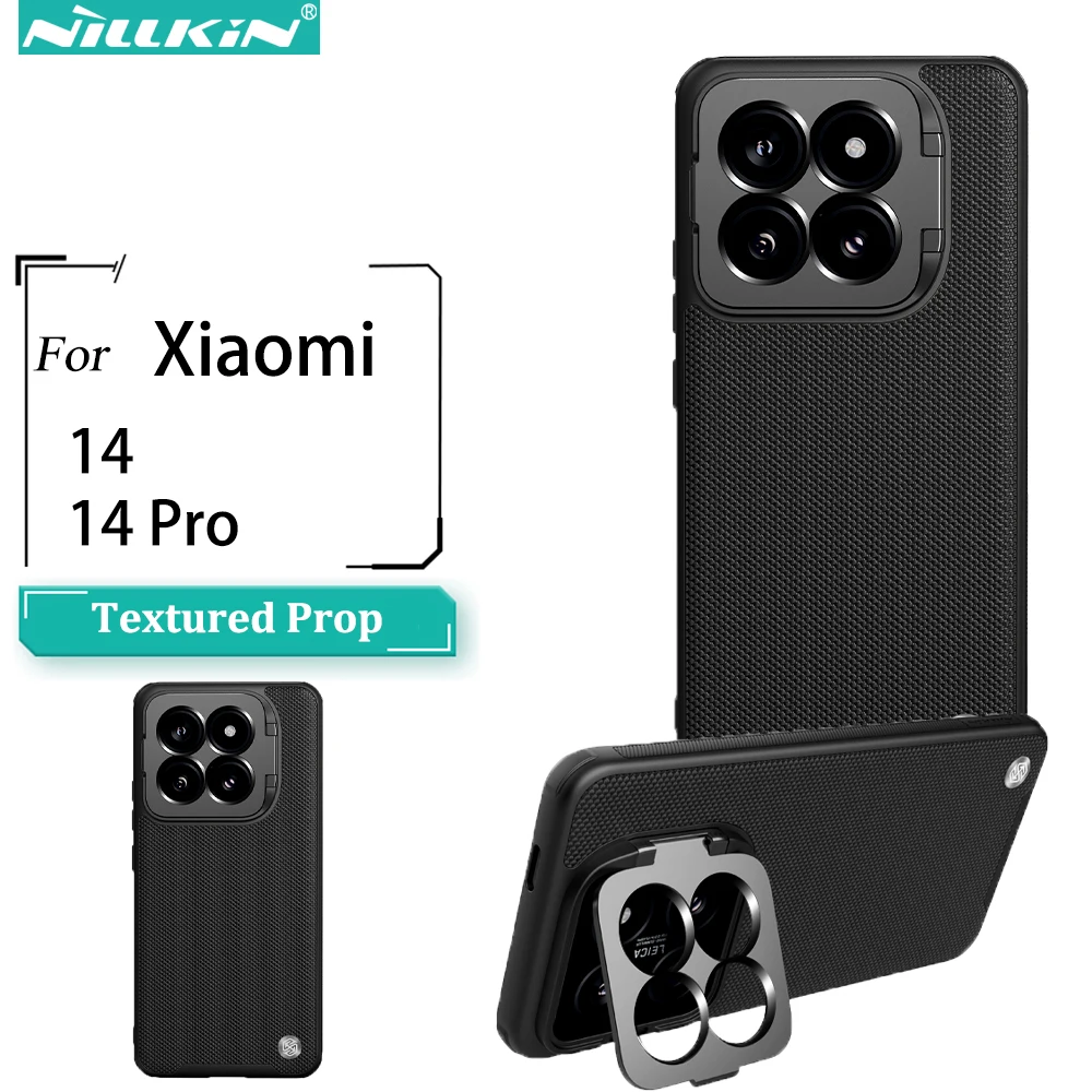 

Чехол NILLKIN для Xiaomi Mi 14 Pro с отверстием текстурированный реквизит Магнитный адаптационный объектив Magsafe полная защита камеры задняя крышка для 14