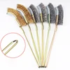 Curved / Straight Steel Soft Bonsai Brush Garden Cleaning Tool Hand Tools Safe and Eco-friendly Rust Removal Brushes 1