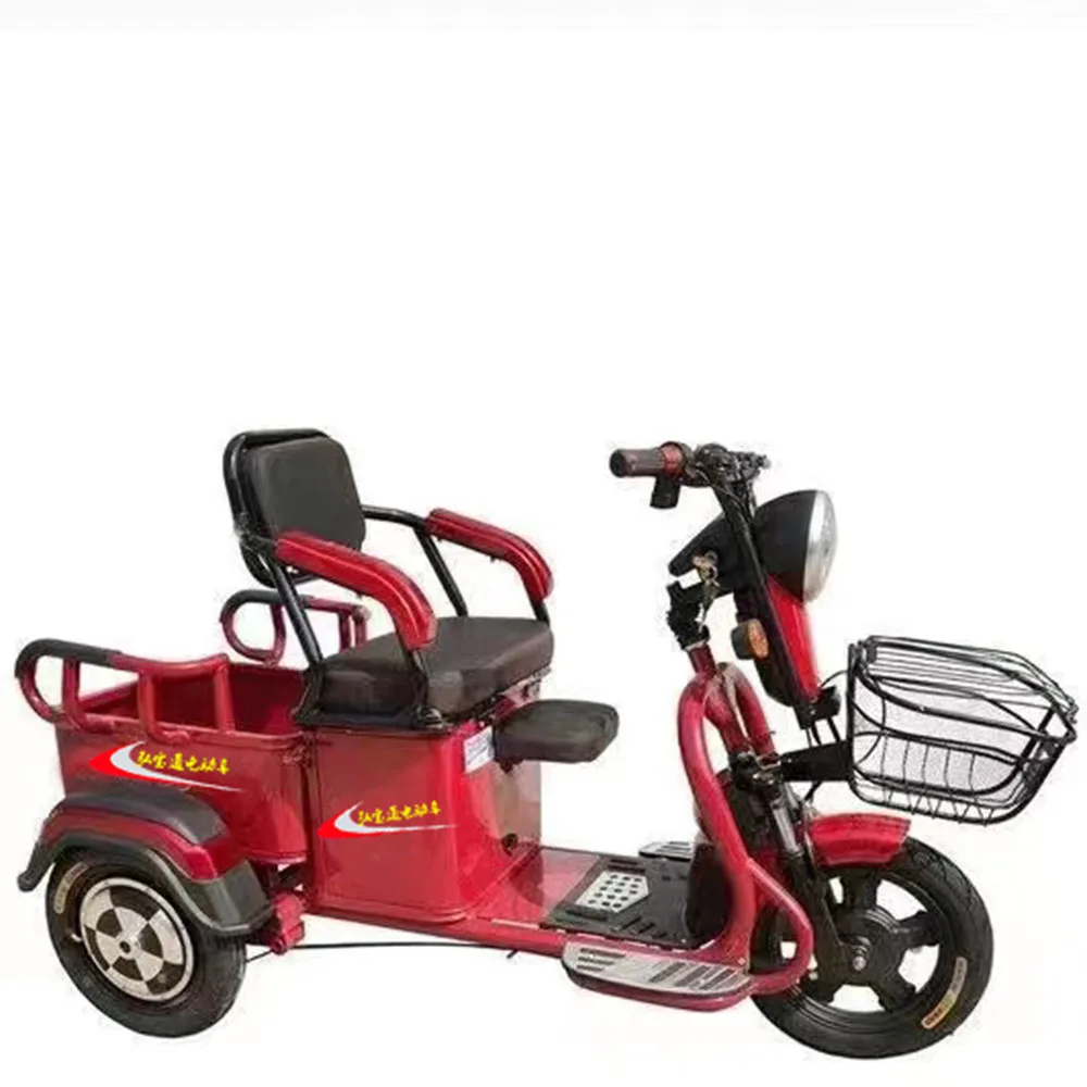 

48/60v Electric Vehicle Lithium Battery Electromobile 12/20/40ah Dual Disc Brake Passenger And Cargo Household Tricycle