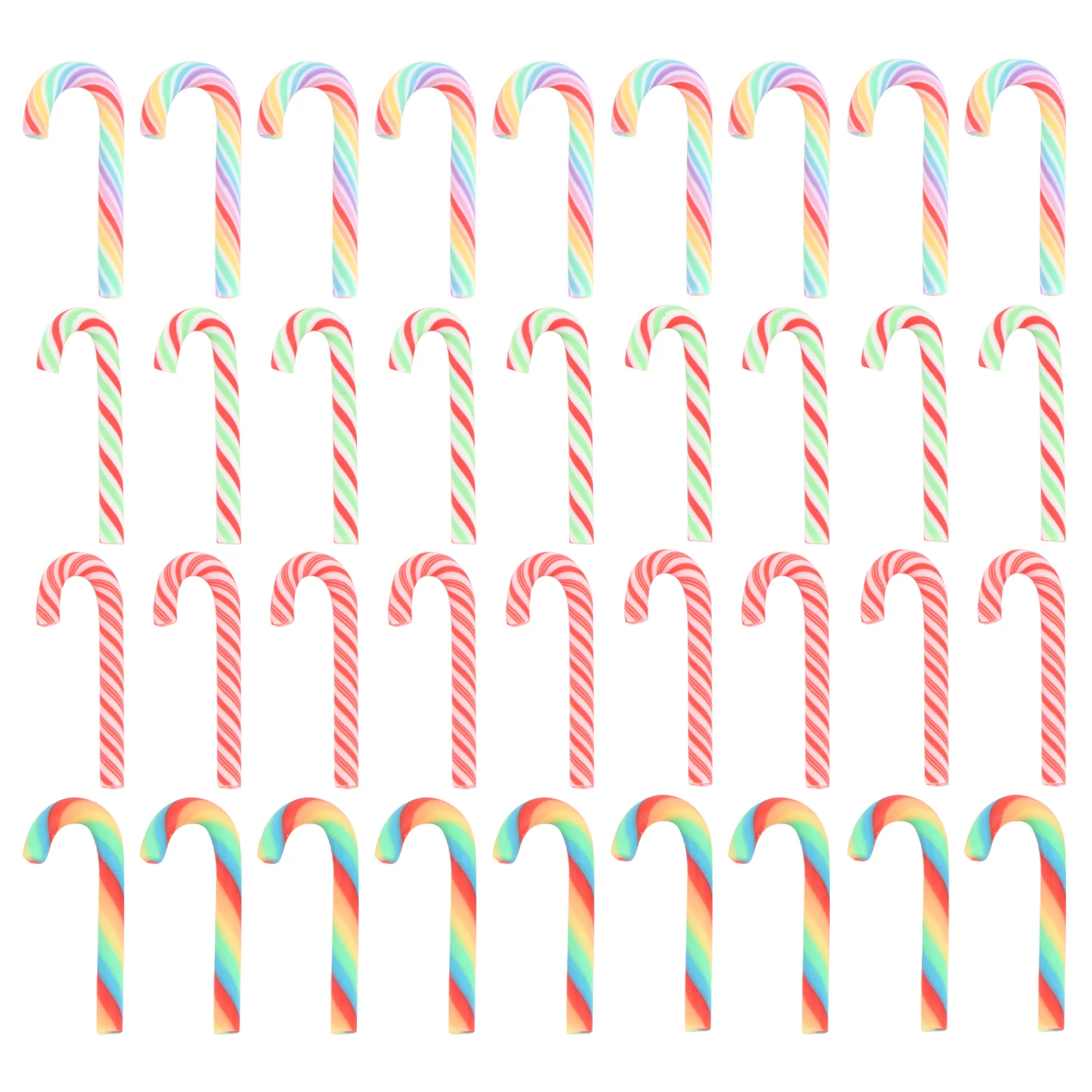 

Colorful DIY Phone Case Accessory Hanging Candy Canes Diy Xmas Resin Accessory Candy Cane Flatbacks