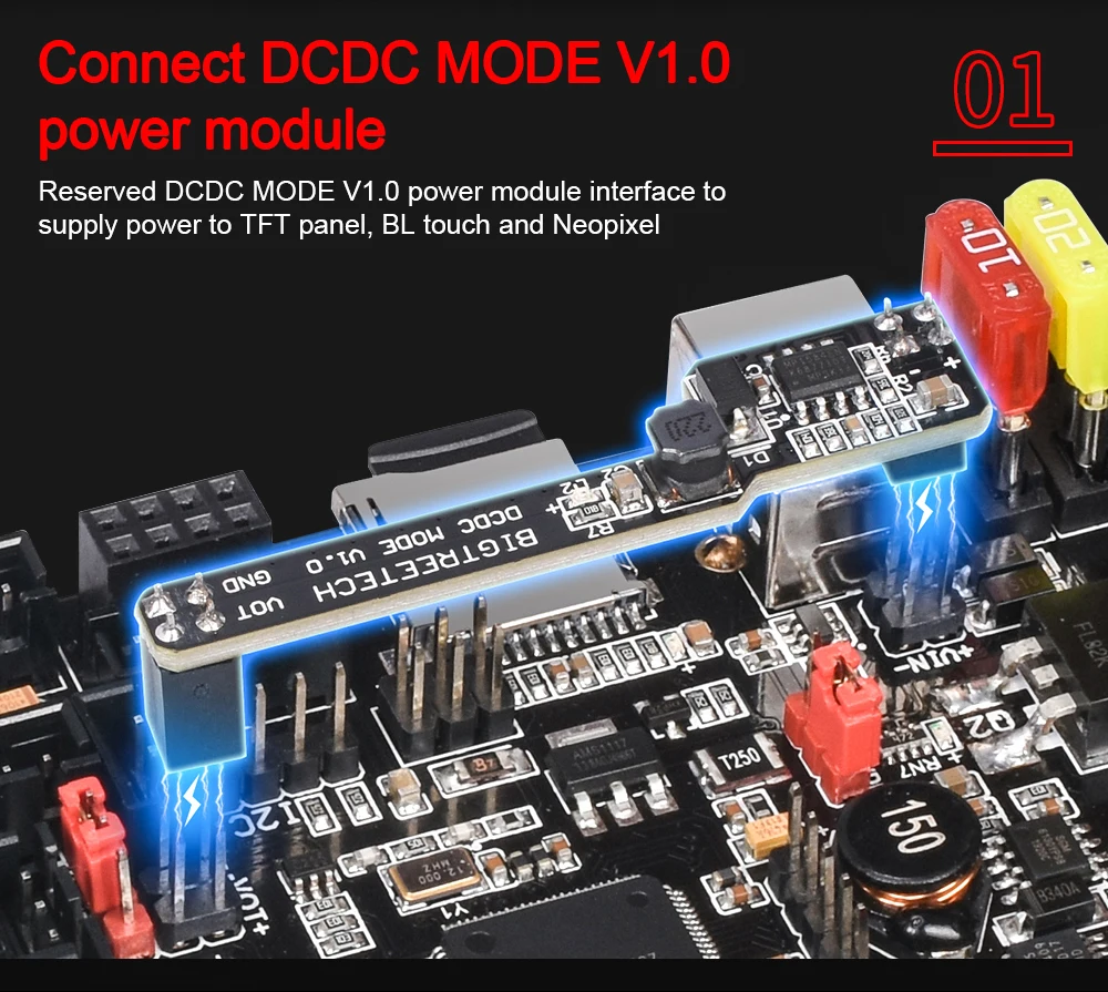 bigtreetech skr btt skr turbo placa de controle para ender voron impressora vs skr polvo