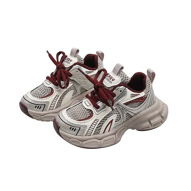 Breathable Unisex Kids Basketball Sneakers for School and Running