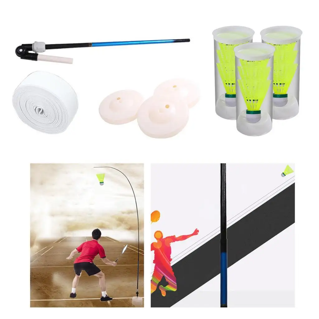 Badminton Trainer Badminton Single Training Device for Playing Beginner