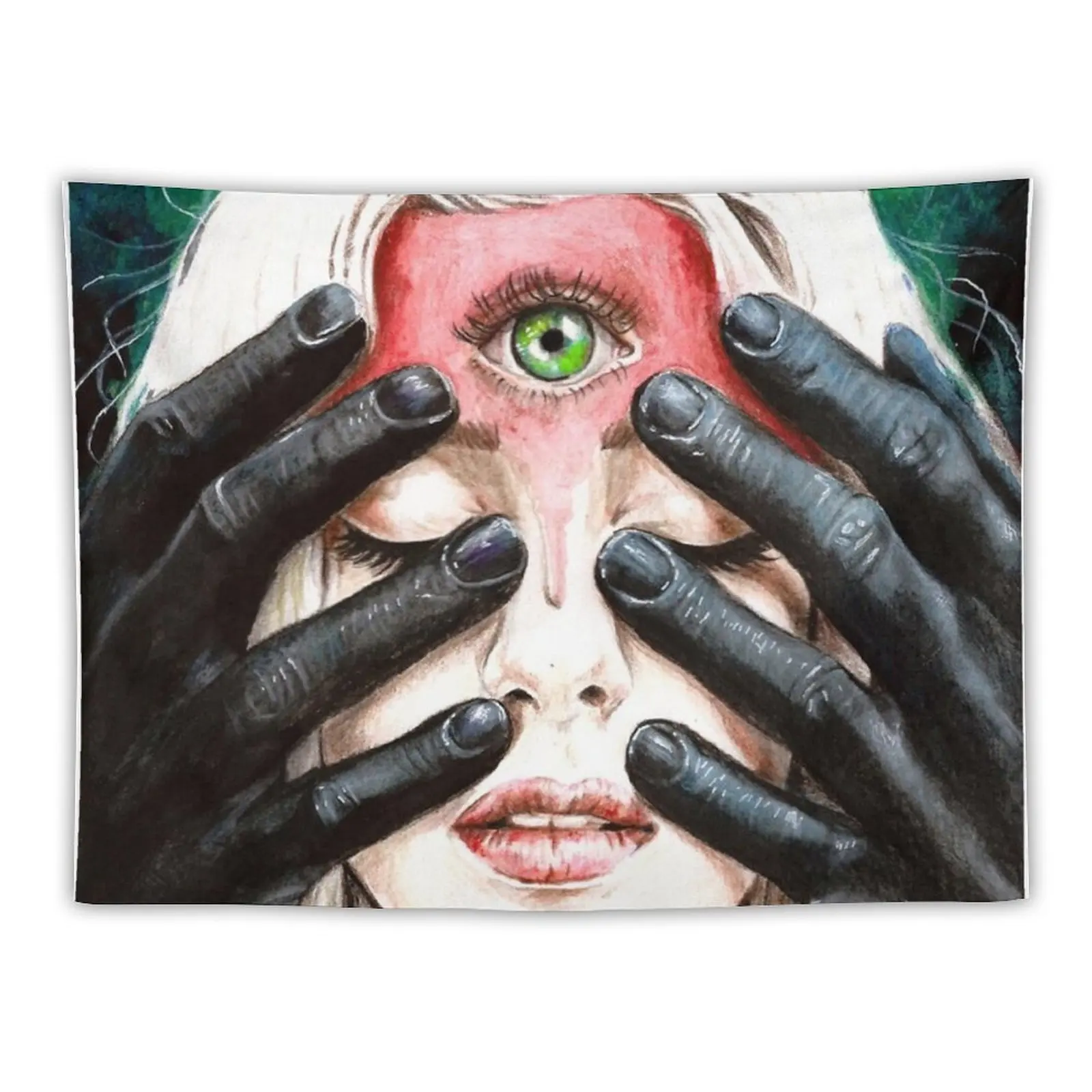 

Third Eye Tapestry Wall Hanging Wallpaper Tapestry Cute Decor