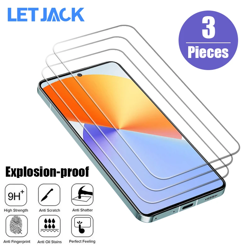 1-3 шт. закаленное стекло для Infinix Note 30 VIP GT 10 Pro Smart 7 6 5 HD защитная пленка для экрана Hot 20S 20i 30i 30