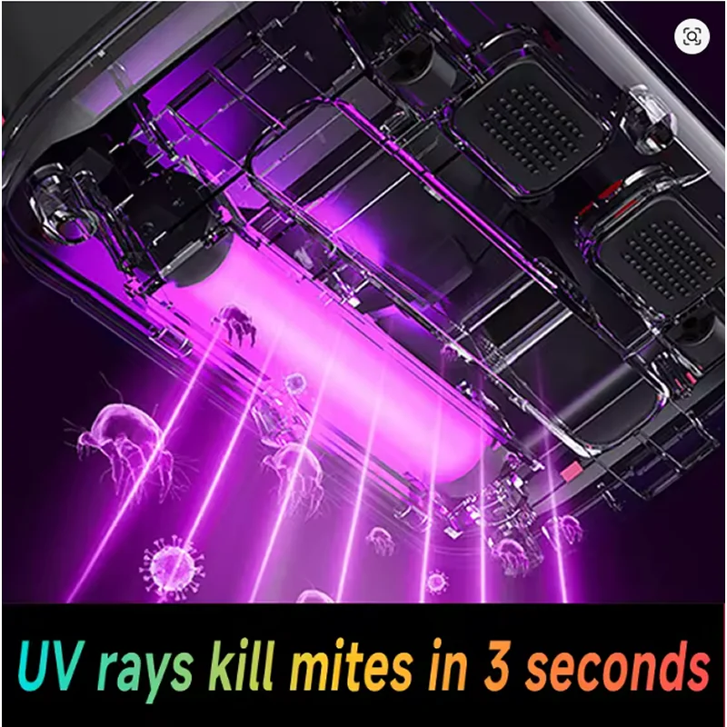 مكنسة كهربائية لاسلكية آلة تعقيم الأشعة فوق البنفس...