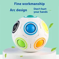 Antistress Cube Magic Fidget Toys Puzzle Rainbow Balls Children Educational Toy Adult Kid Reliever Stress Anxiety Christmas Gift 5