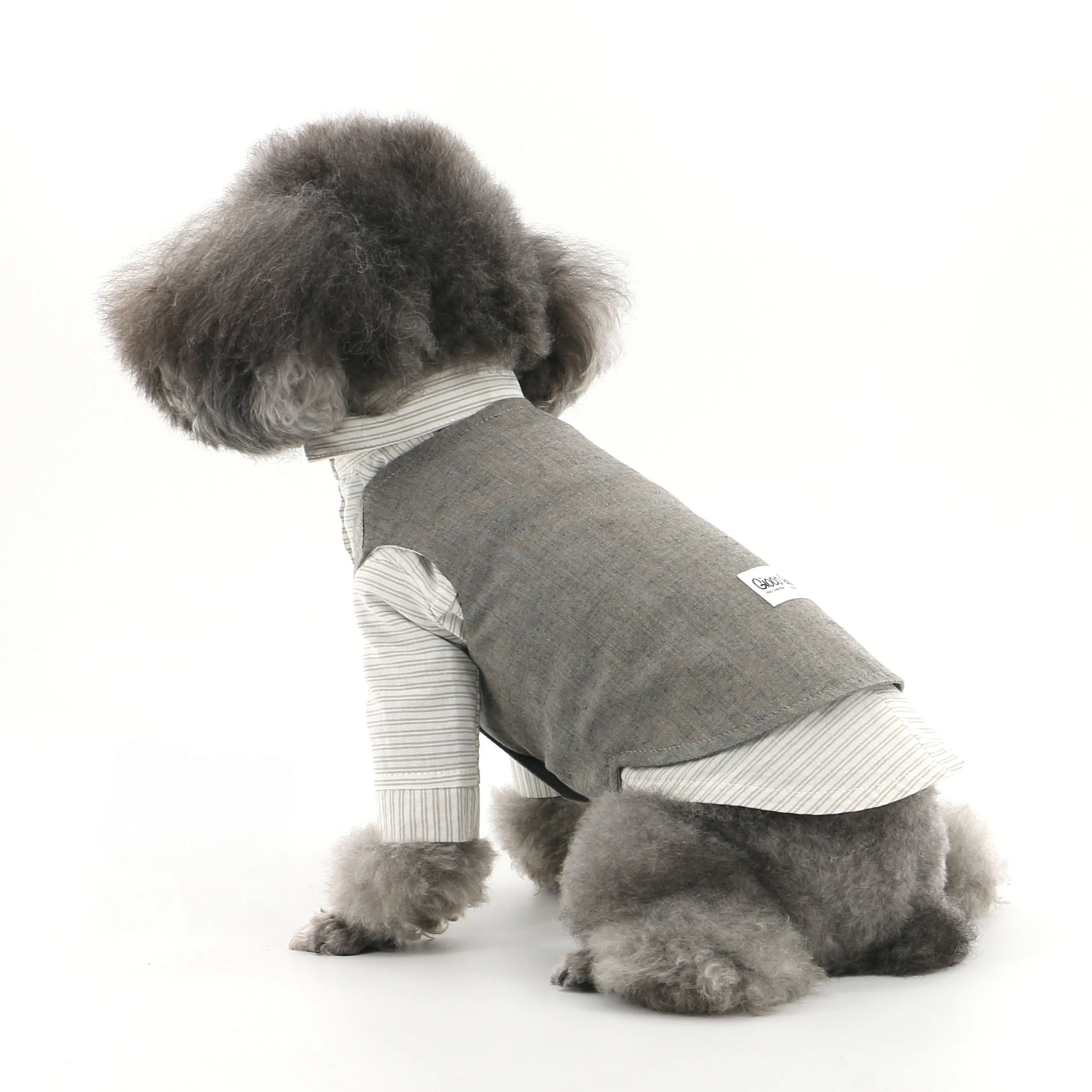 애완견 턱시도 정장, 조절 가능한 나비넥타이, 공식 애완동물 의상, 강아지 왕자 파티 웨딩 의상, 강아지 옷 세트