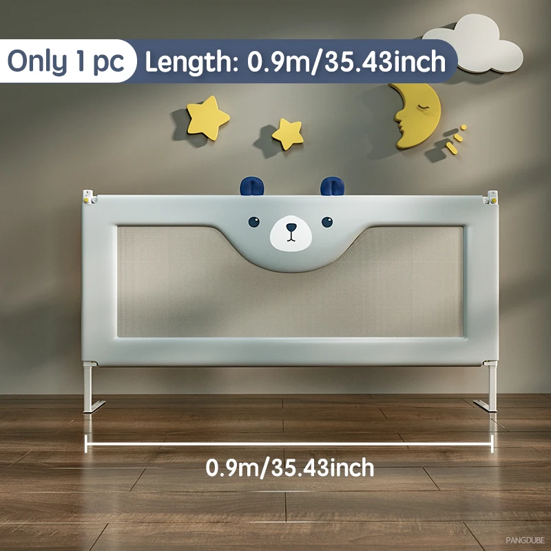 PANGDUBE 1 pezzo Ringhiera di sicurezza per bambini Barriera protettiva per letto per bambini Barriera protettiva per letto per bambini Necessità di installazione a vite