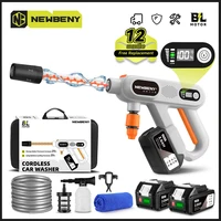 NEWBENY 250Bar 5 IN 1 Brushless Car Washer 3 Gears Cordless Household Garden Cleaning Irrigation Tool For Makita 18V Battery 1