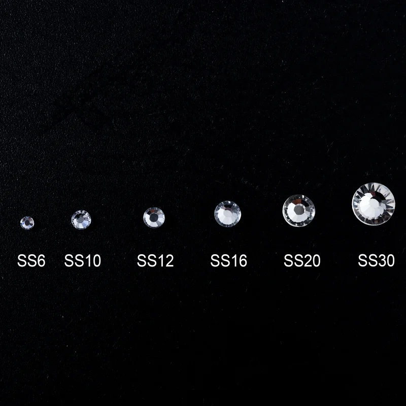 Blingbox SS3-SS34 Hotfix Rhinestones High Quality Glass Crystal Glitter Iron On Rhinestones for Fabric Garment Cтразы strass 6
