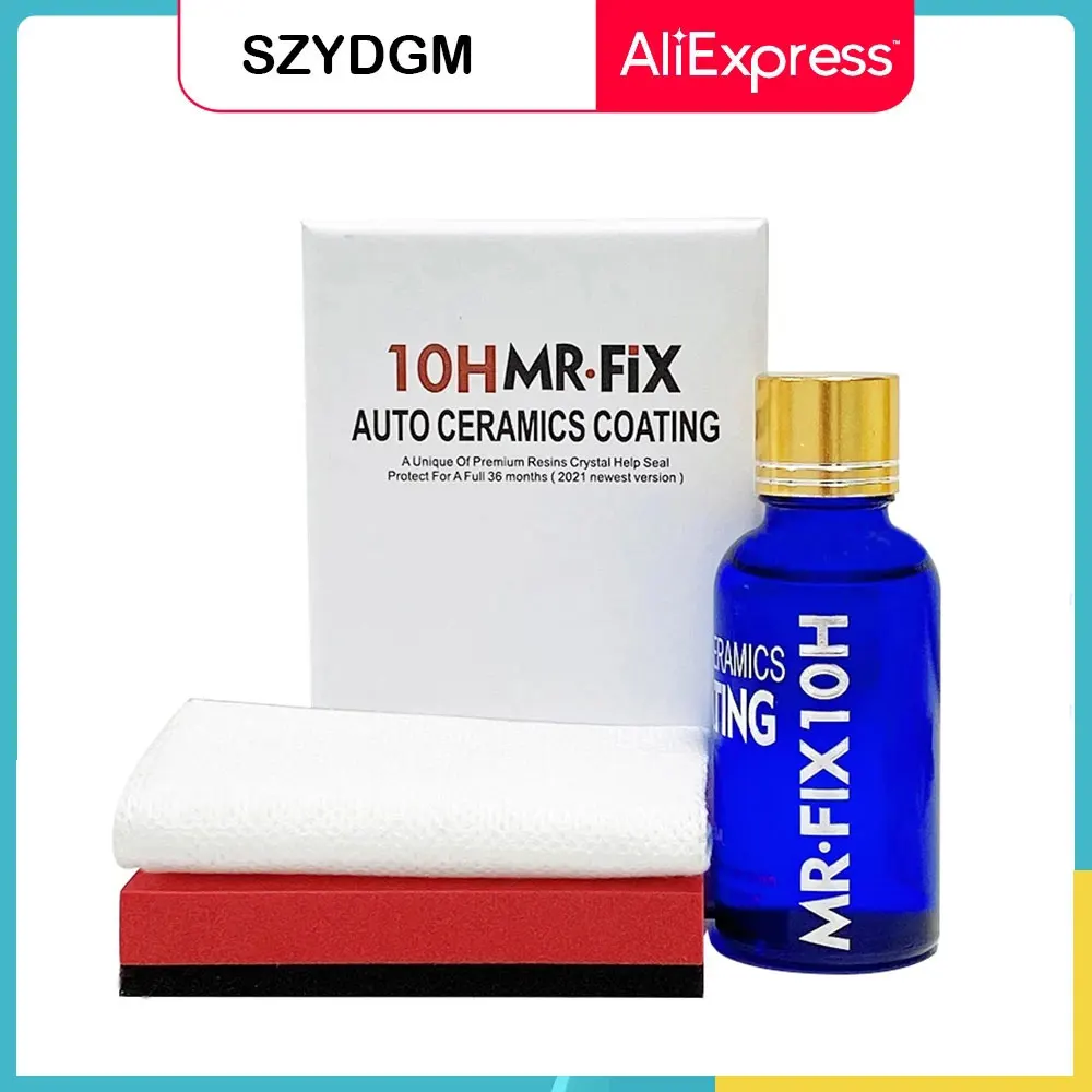 With Box 10h Liquid Glass Ceramic Car Coating Waterproof Nano Ceramics