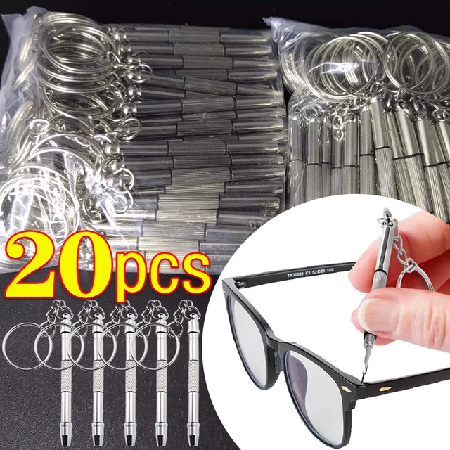Steel Glasses Screwdriver Eyeglass Screwdriver Watch Repair Kits: A Portable Hand Tool for Precision Work