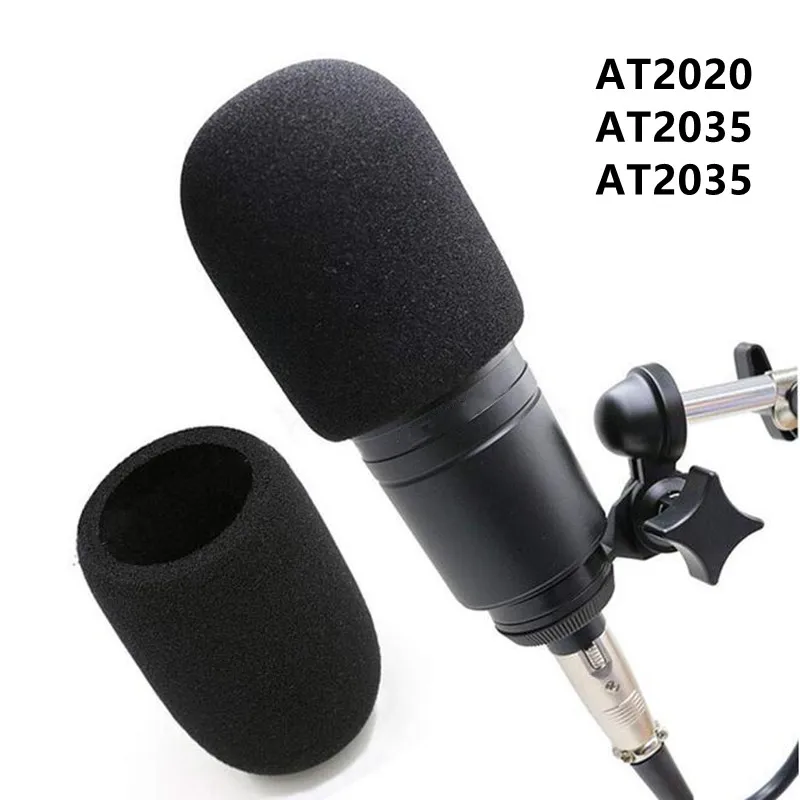 audio-technica AT2020 マイク【風防付き】 Amazon | SUNMON ウインドスクリーンフォームカバー、Audio