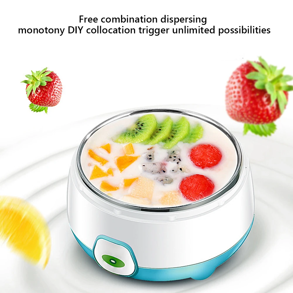 1L Automatic Yogurt Machine Multifunctional Natto Fermenting Machine Portable Yogurt Maker for Greek Cheese Natto
