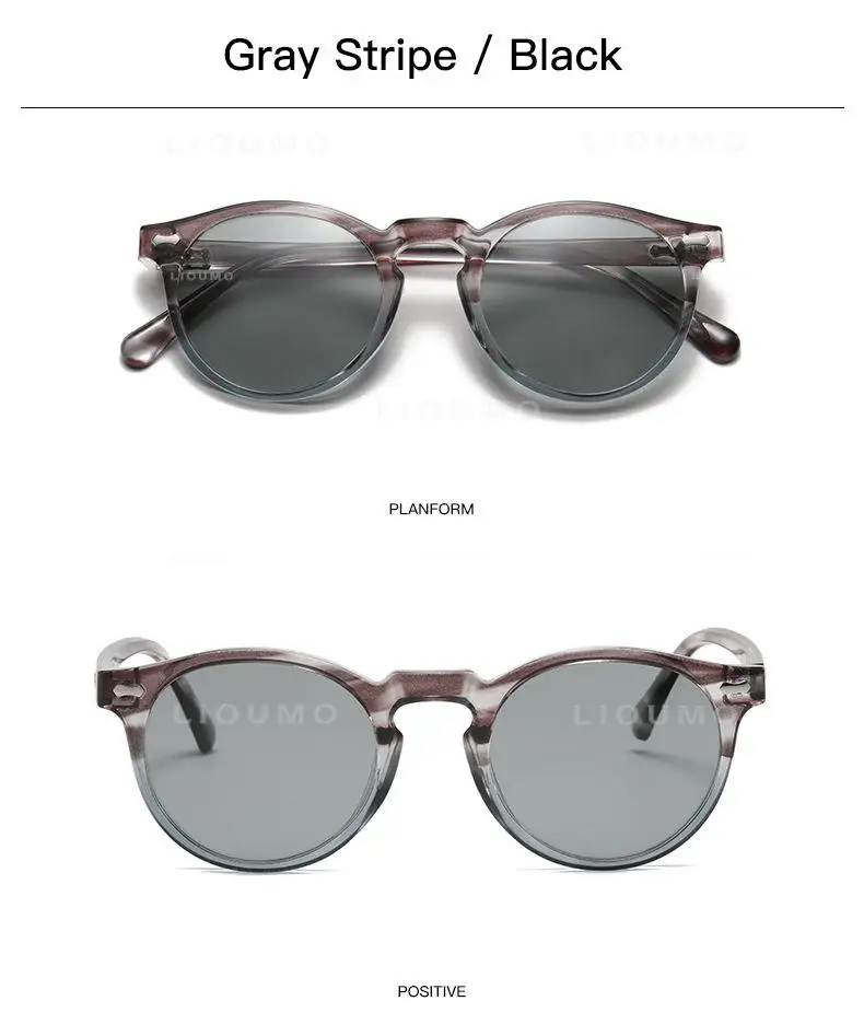 LIOUMO 2026 Retro Polarisierte Sonnenbrille Herren Runder Rahmen Vintage-Brille für Damen UV400 Fahrbrille oculos de sol masculino – Detail 22