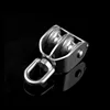 304 A2 Stainless Steel M15 M20 M25 M32 M50 Rotation Double Pulley Traction Lifting Sailing Boat Loading Pulley Block 2