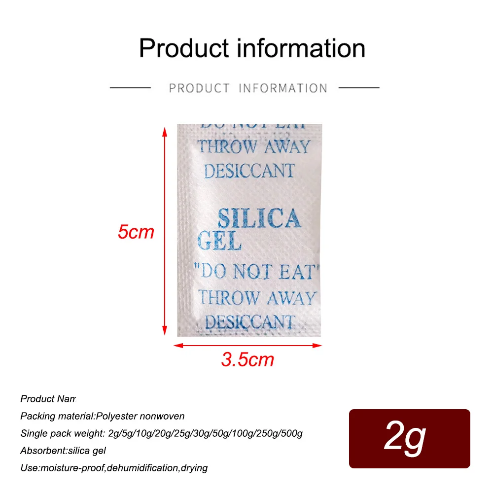 BOLSITAS GEL DE SILICE - SILICA GEL - 12 x 25gr