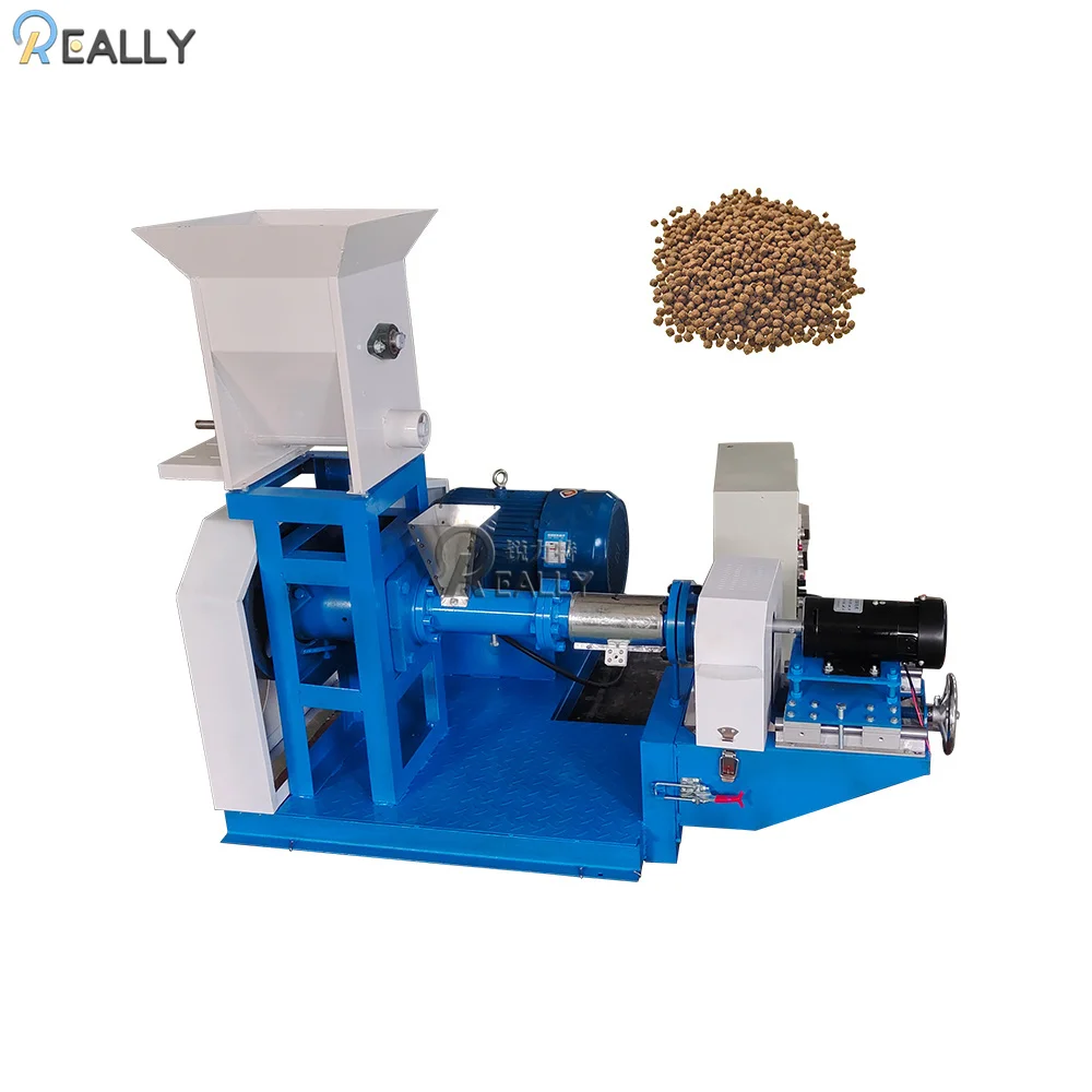 Industrial Floating Fish Feed Mill Pellet Extruder Machine Cat Fish Feed Pellet Making Machine