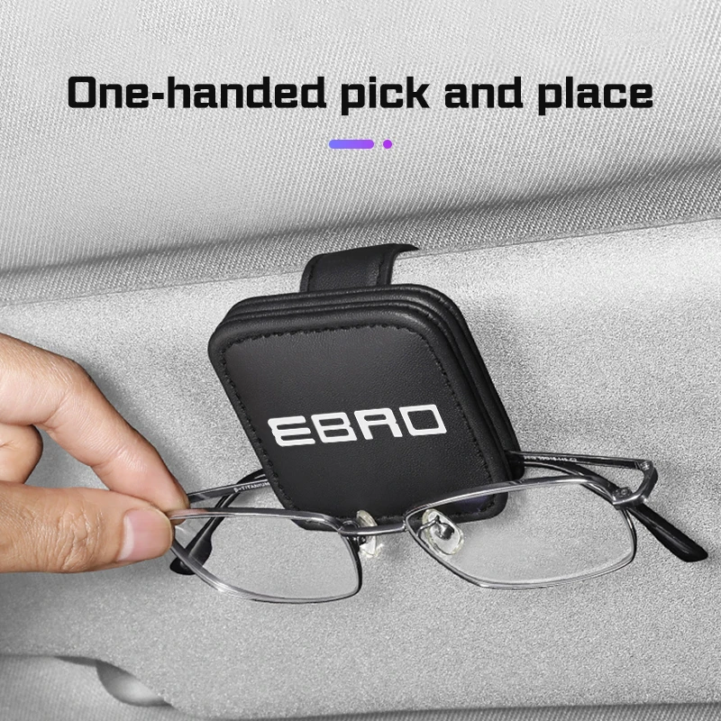 Chery EBRO S700 EBRO S800 S400 2026 가죽 자동차 선글라스 클립 바이저 안경 보관 클립 액세서리 안경 홀더 클램프