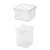Cotton Swab Holder Q-Tip Dispenser Cotton Swab Storage Box Clear Cotton Bud Storage Box Vanity Makeup Cotton Storage Organizer 6