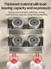 No Need To Drill Walls for installation Aluminum Bathroom Shelf Shelves Shampoo Rack Storage Holder Kitchen Organizer Wall Rack 4