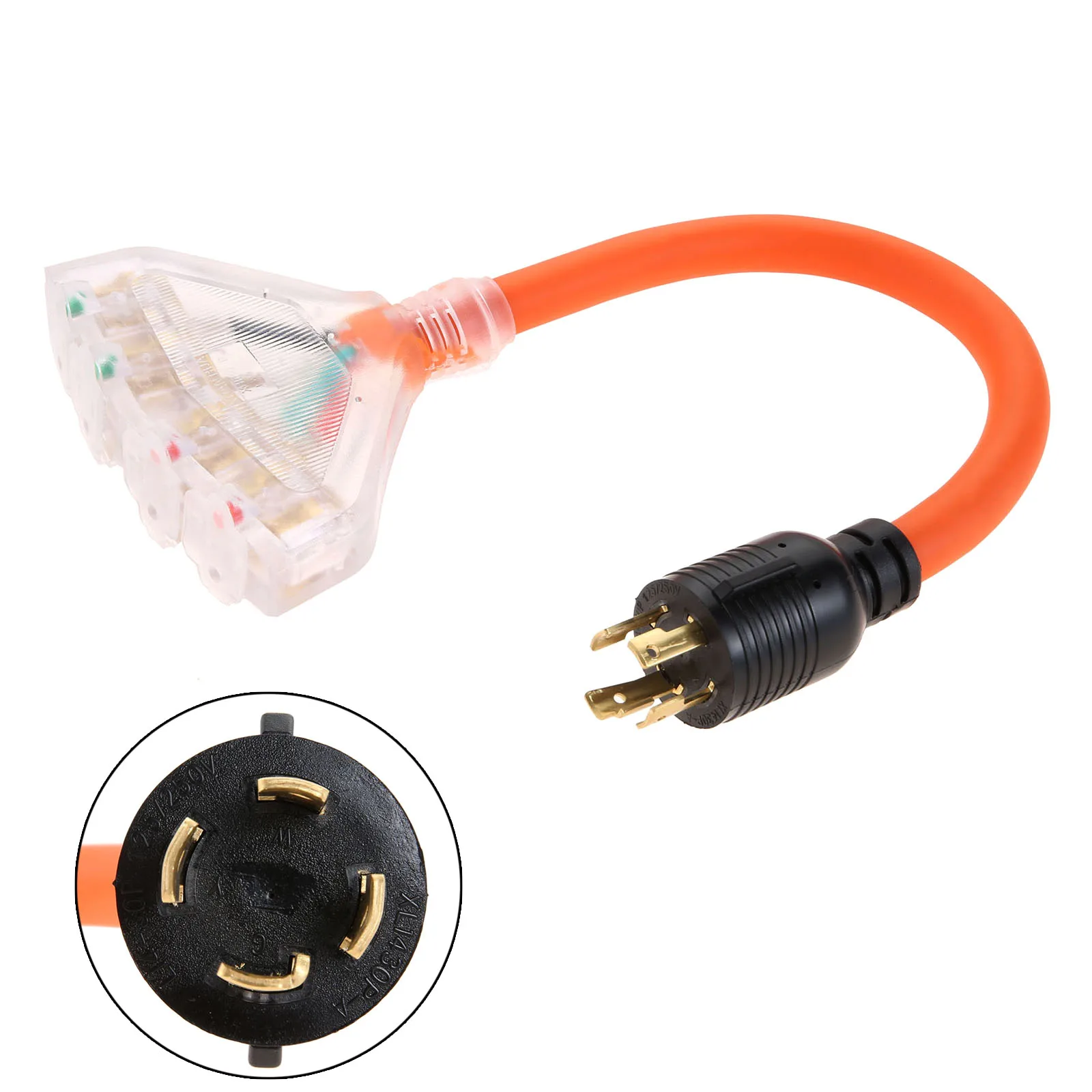 pinos para gerador adaptador cabo de travamento de nema macho para saída doméstica