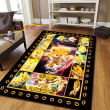 Anime Sonic Creativity Pattern Carpets Non-slip Rug Baby Play Crawl Floor Yoga Mat Living Room Carpet Decoration Carpet Tapestry