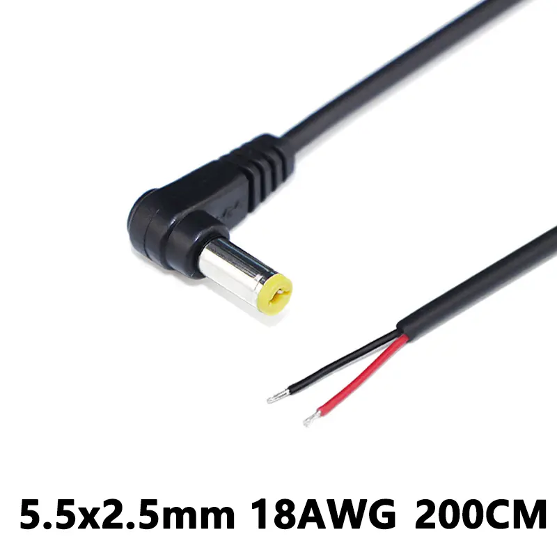 12V DC Power Cable Pigtail Cable 5.5 2.1mm 5.5 2.5mm Jack Barrel Connector For Camera CCTV Repair Auto LED Strip Lighting DIY image 13