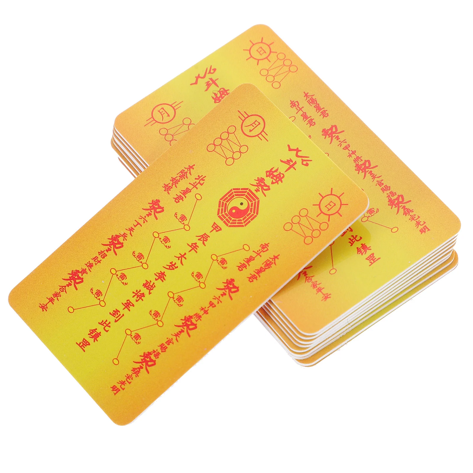 

10pcs Chinese Amulet Taisui Card Taisui Card Chinese Lunar Year Luck Auspicious Protection Cards