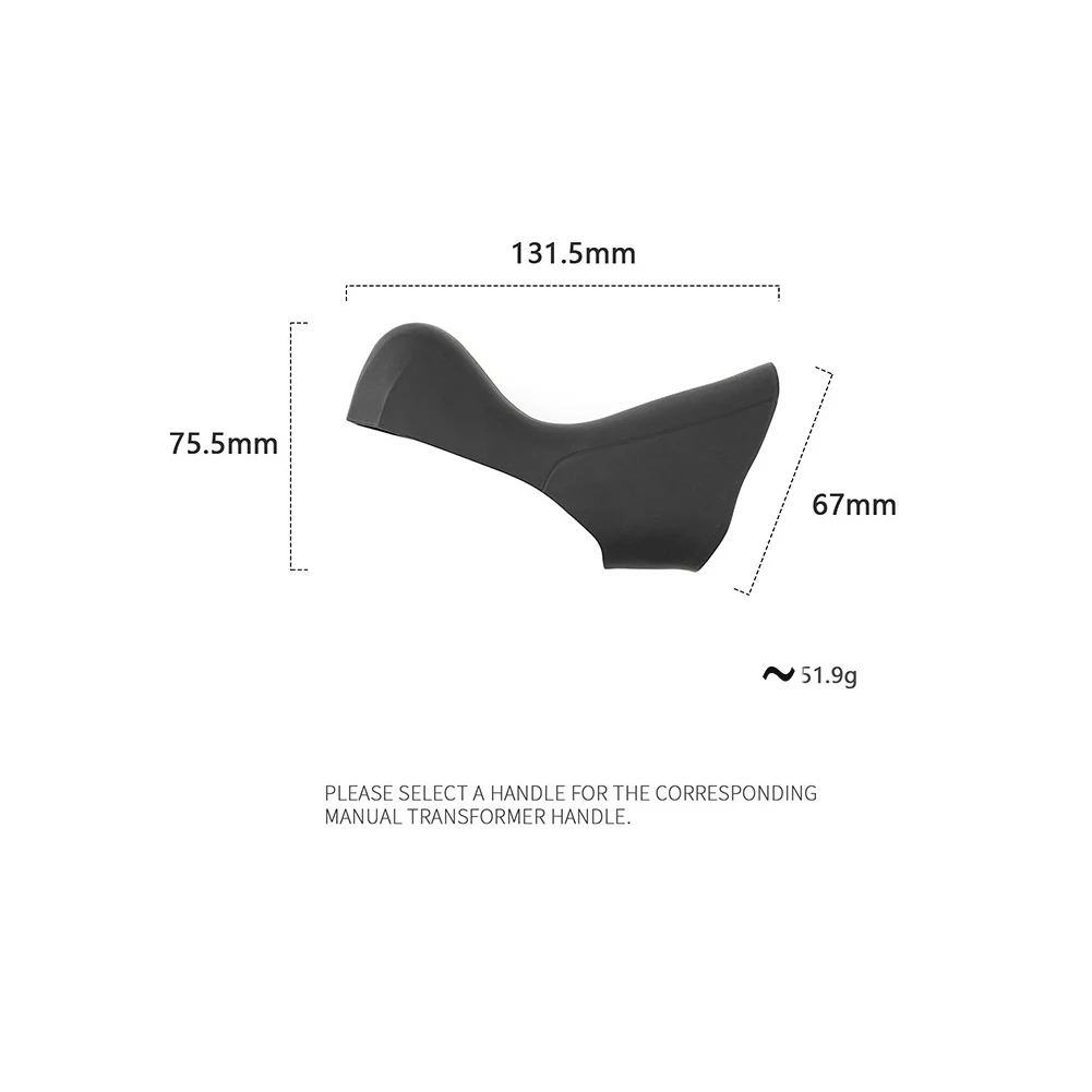 Bicycle Accessories Ultegra Hoods for Shimano ST-RS685 Generic STI Lever Bracket Cover / Hood Set for SHIMANO RS685 Shifters Black Pair