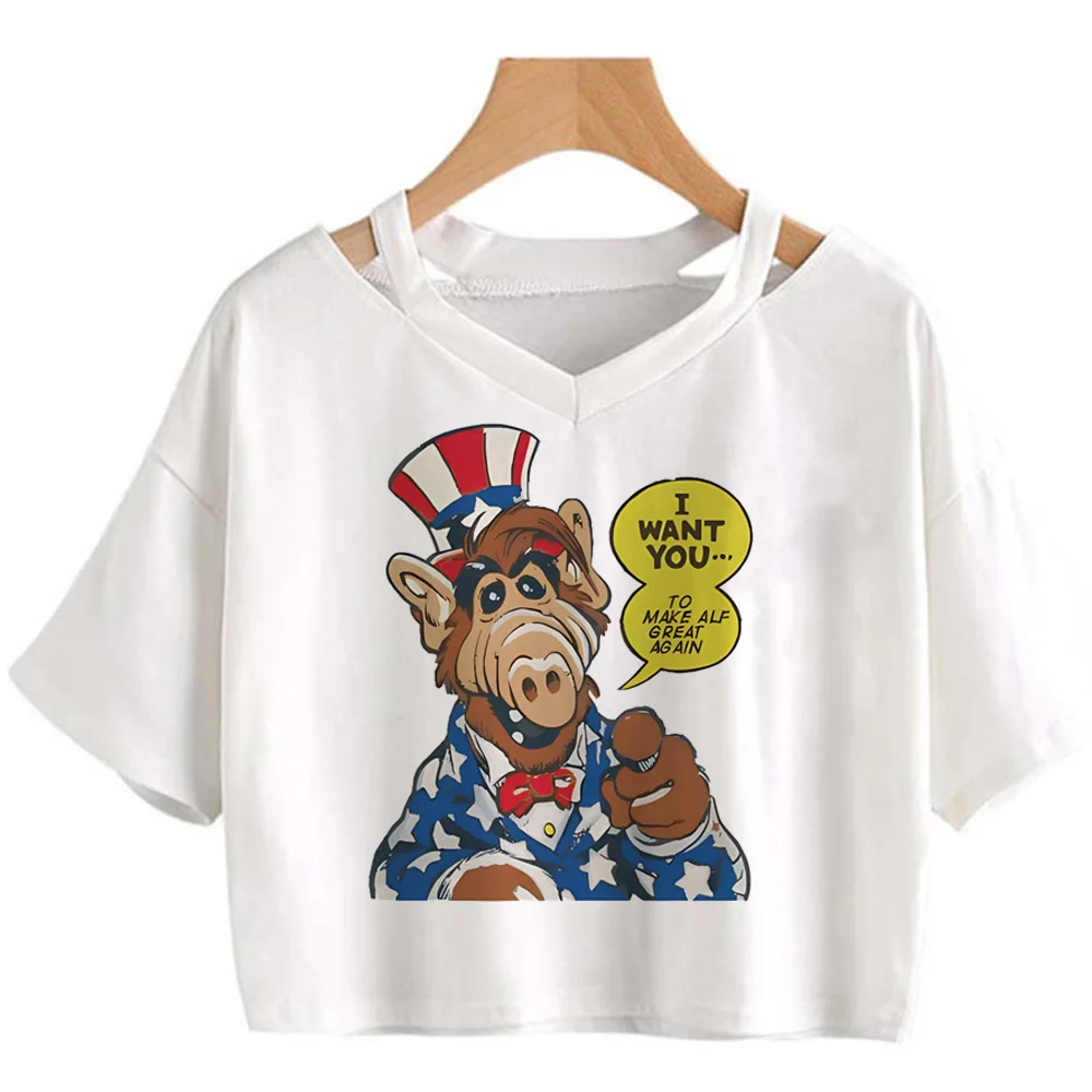 Alf Top Donna Y2K T Shirt Ragazza Y2K Abbigliamento