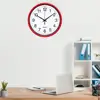 Durable Wall Clock Quartz Sweep Movement Wall Clock Number Round Wall Clock for Home Office Decoration Silent Non-ticking 8 Inch 1