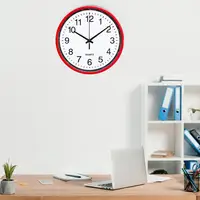 Durable Wall Clock Quartz Sweep Movement Wall Clock Number Round Wall Clock for Home Office Decoration Silent Non-ticking 8 Inch 1