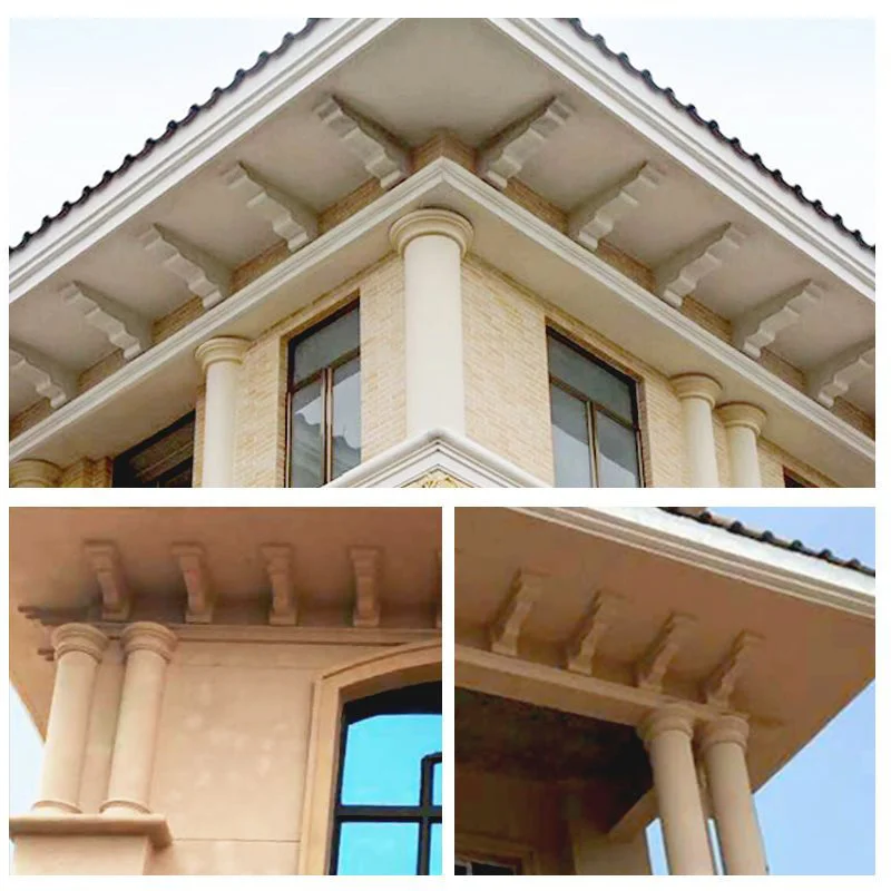 Prefabricated Cast-In-Place Along Corbel Model Eaves Support Roman