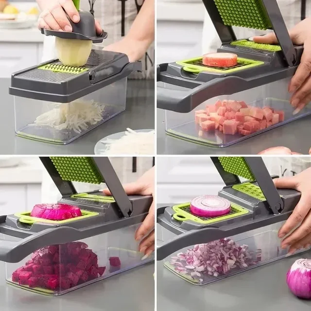 16-in-1 Multifunctional Vegetable Chopper and Slicer 4