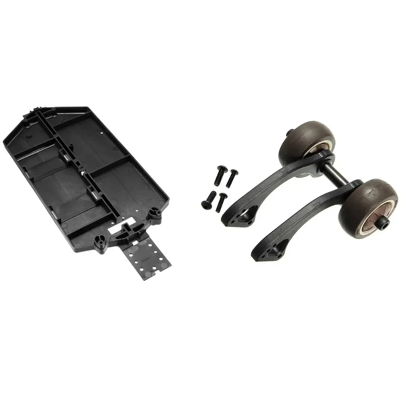 Пластиковое шасси EA1047 с держателем заднего колеса EB1007 для JLB Racing CHEETAH 21101 J3 SPEED 1/10
