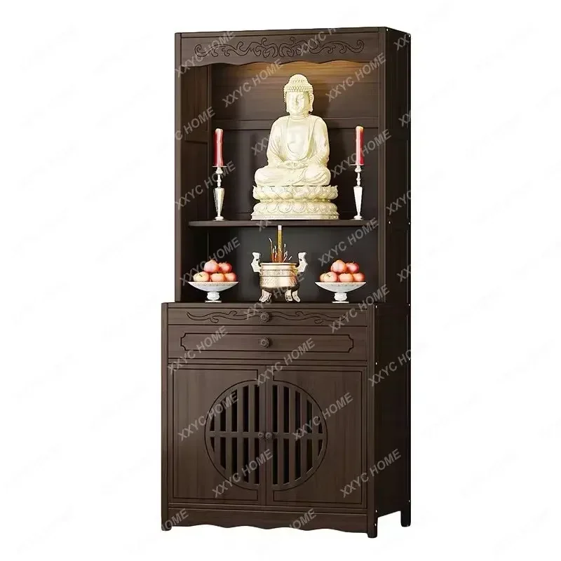 

Buddha Niche Altar Buddha Shrine Household Altar Cabinet God of Wealth Cabinet Worship Table