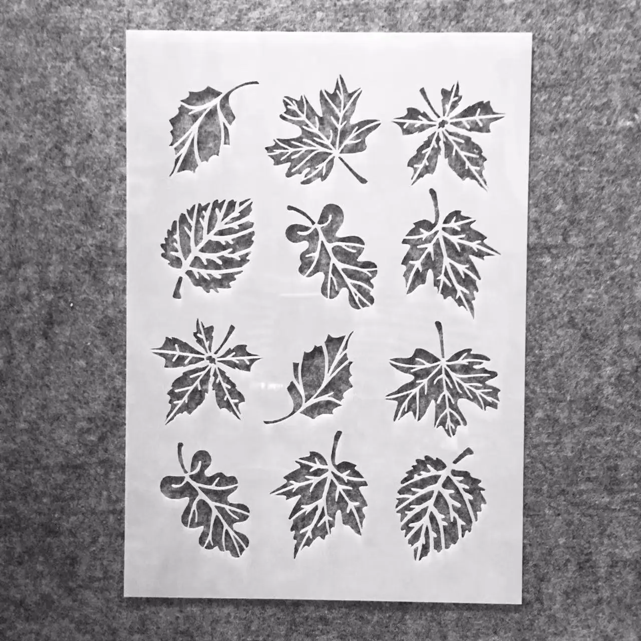 

A4 29*21cm Different Leaves Pattern DIY Layering Stencils Wall Painting Scrapbook Coloring Embossing Album Decorative Template