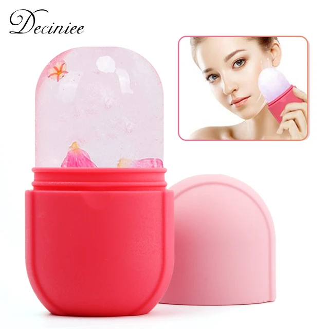 1pc Skin Care Beauty Lifting Contouring Tool Silicone Ice Cube Trays Ice  Globe Ice Balls Face Massager Facial Roller Reduce Acne - AliExpress