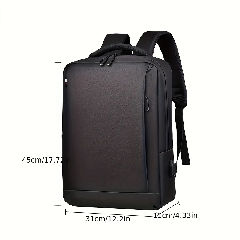 Backpack Men's Large Capacity Business Travel Bag Computer Backpack Hiking Bag Junior High School Students Backpack 30X45CM