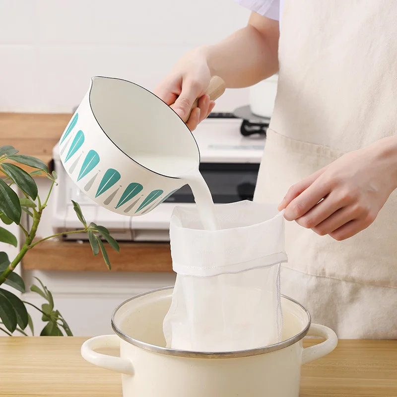 Description Picture 3 of itemReusable Home Brewing Beer Strainer Bags Micron Nylon Straining Bag Fine Mesh Wine Making Filter Bag for Food Nut Milk Cold Brew