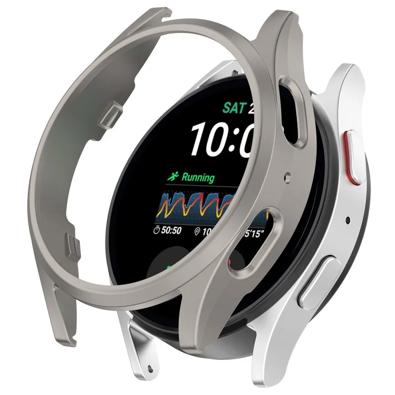 Enhanced Protective PC Case for Galaxy Watch - Durable Half Cover Bumper Accessories
