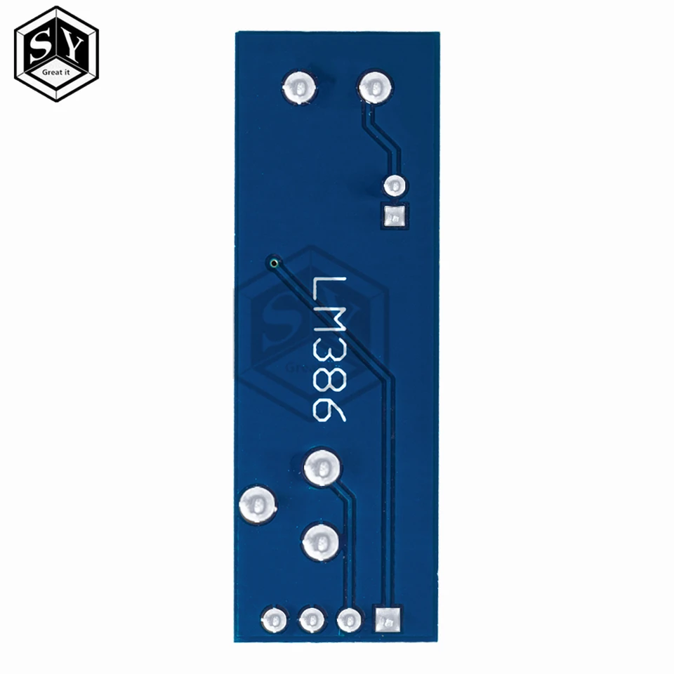 Modulo Amplificatore Audio LM386 - Scheda Con Potenziometro Volume, 4-12V DC, Guadagno 200x - 5
