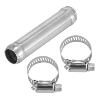 UXCELL 76mm Length Intercooler Pipe Aluminum Alloy Hose Joint Pipe Set with 2 Clamps OD 16mm-102mm 0 Degree Straight 2