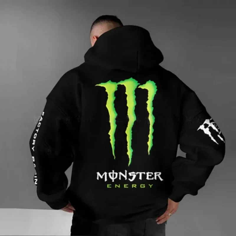 Monster Energy Hoodies – Water Resistant Hip Hop Streetwear Pullover Hoodie