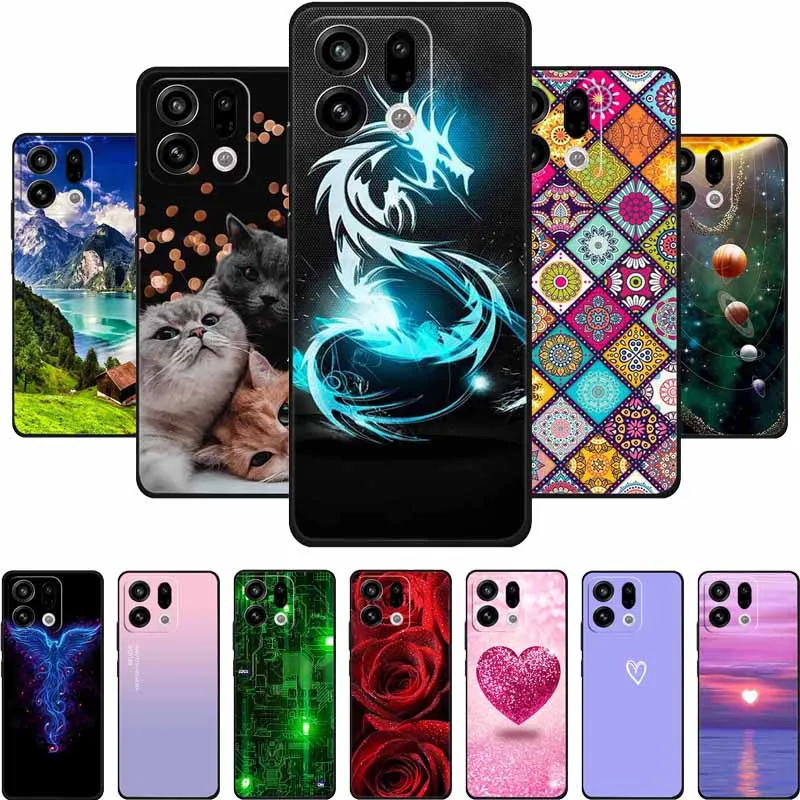 Sleek Black Silicone Soft Back Phone Case